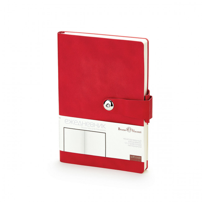 Ежедневник А5 136л недатированный "Primavera", красный, BV/3-536/02 (20)