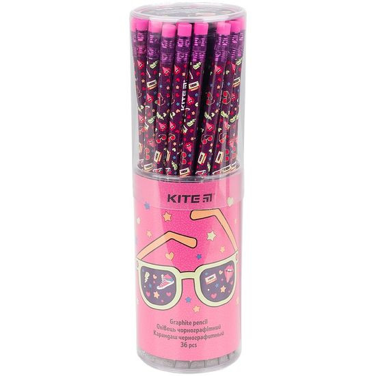 Карандаш графитный НВ  Run&Fun 9009-A, AXENT/K21-056-3 (36)