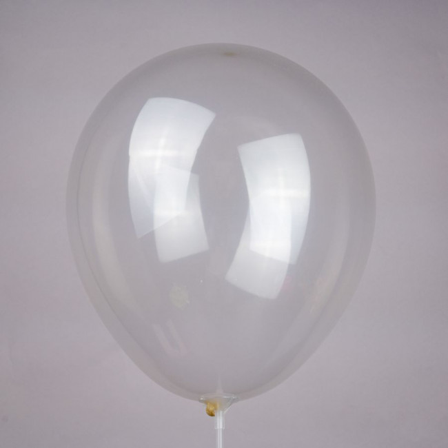 Шар10'' кристалл прозрачный/Transparent, 50 шт, БК Микрос