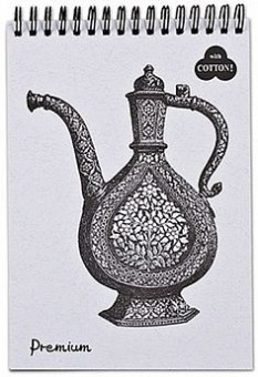 Блокнот А4 30л "Premium Ice" для пастелей, на пружине, белый лед (5) Блокнот А4 30л "Premium Ice" для пастелей, на пружине, белый лед (5)