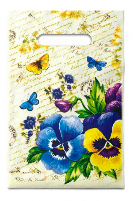 Пакет 20*30 ПВД "Глори" с вырубной ручкой (100/2000)