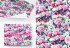Бумага подарочная 80гр/м2, 100см х 70см, "Цветы. Лиловые розы", Микрос/Ч44783 (5)
