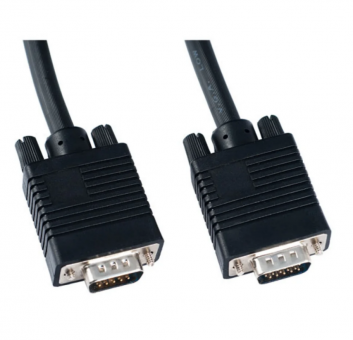 Кабель VGA/SVGA вилка - VGA/SVGA вилка, с ф/фильтрами, длина 1,8 м, Perfeo/V7001