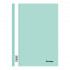 Папка-скоросшиватель пластик, А4, 180мкм, мятный с прозр. верхом, BERLINGO (20)