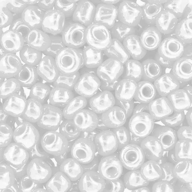 Бисер 10 г, белый, Zlatka №0121 Б