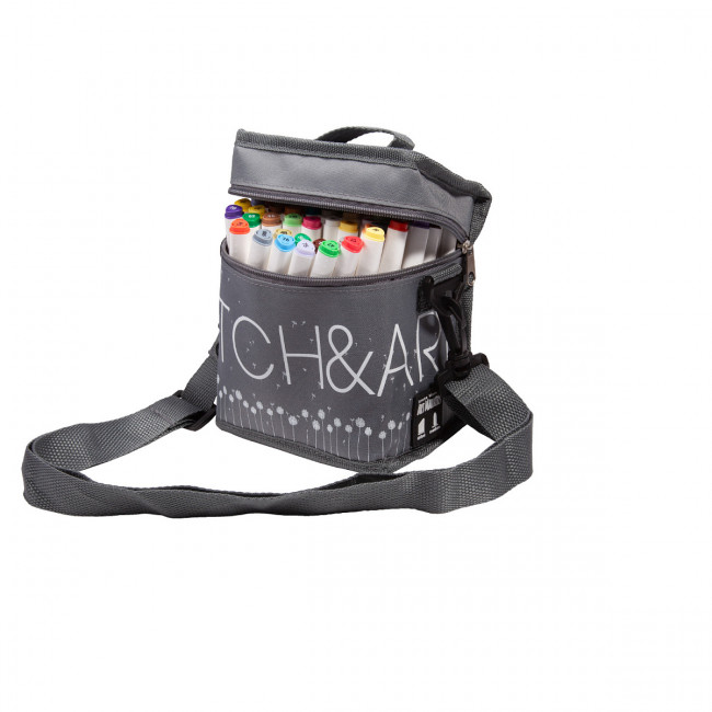 Набор скетч-маркеров 80цв "Sketch&Art", двухсторонние, в текстильной сумке, BV/22-0098 (4) Набор скетч-маркеров 80цв "Sketch&Art", двухсторонние, в текстильной сумке, BV/22-0098 (4)