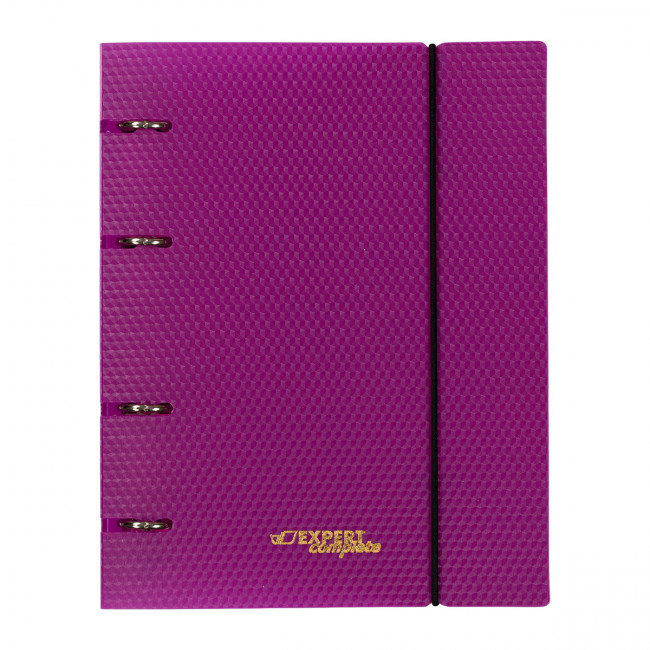 "Expert Complete" PRISMA NEON Папка-обложка для сменного тетрадного блока на 4 кольцах A5+ 700 мкм 20 мм эффект 3D 1 шт. d - 20 мм пурпурный EC21140022 "Expert Complete" PRISMA NEON Папка-обложка для сменного тетрадного блока на 4 кольцах A5+ 700 мкм 20 мм эффект 3D 1 шт. d - 20 мм пурпурный EC21140022