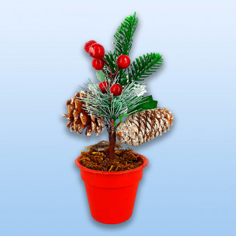 ДЕКОРАТИВНЫЙ ЦВЕТОК, DARLENS «ЦВЕТОК В ГОРШКЕ», 22 СМ, DL-DRL07795