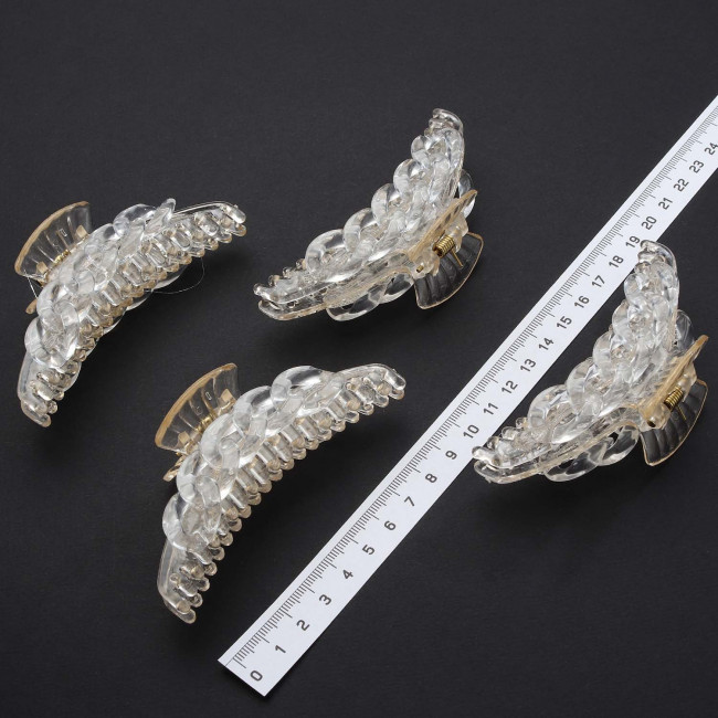 Заколка краб пластмасс 10-146 (12)