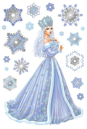 Набор наклеек для декор. Интерьера рн4м-25 (25*17)