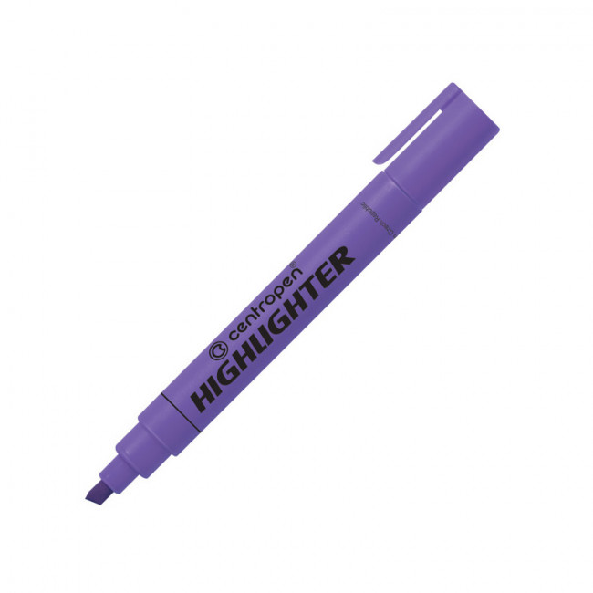 Маркер текстов. CENTROPEN FAX 1-4,6 мм фиол. скошенный (10)