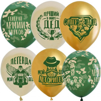 Шар12" пастель ассорти "Супер Дед", 25шт, М Микрос/Ф6082444