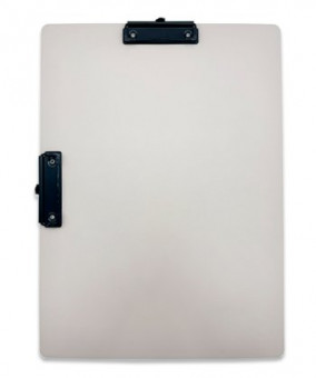 Планшет PVC одинарный DK-96  А3 бледно-розовый, зажимы с двух сторон (1/40/80)