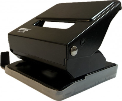 Дырокол 25л двойной, с линейкой, ассорти, Bachang/BC-520