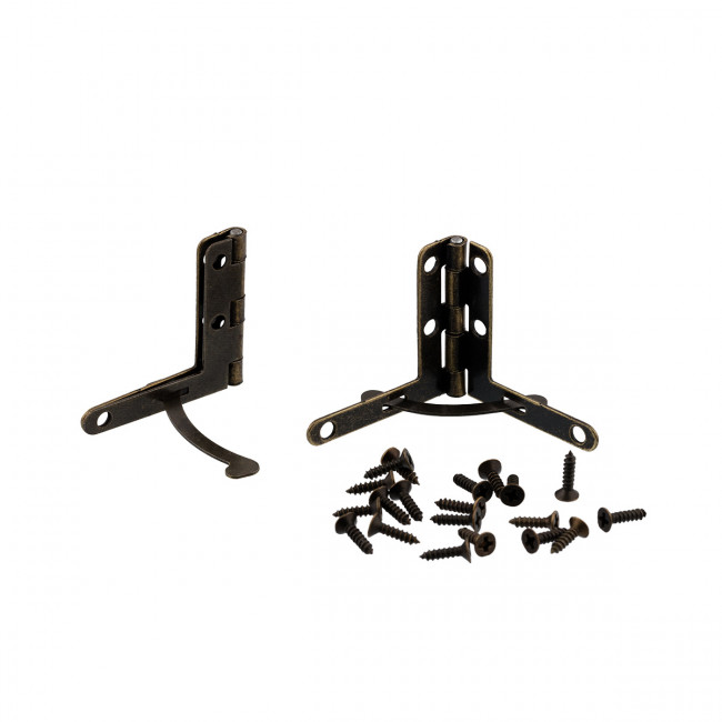 Фурнитура 3х4,2см для декоративной отделки "уголок", №01 бронза, 2шт, Промысел/WF-023 (5) Фурнитура 3х4,2см для декоративной отделки "уголок", №01 бронза, 2шт, Промысел/WF-023 (5)