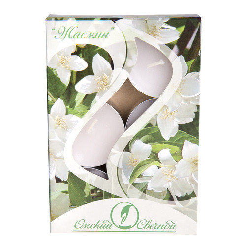 Свеча ароматическая в гильзе 12г, жасмин, Микрос/В001823 (6)