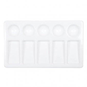 Палитра Pinax прямоугольная,10 углублений, пластик PT-1219