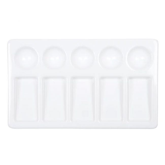 Палитра Pinax прямоугольная,10 углублений, пластик PT-1219