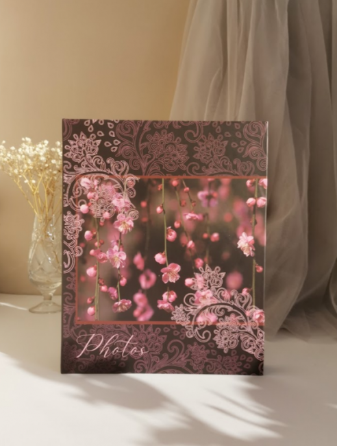 Фотоальбом на 200 фото 10х15 см "Сакура", пластик. листы "bloom", 10228010/131123/5205514, FA 200.005-3