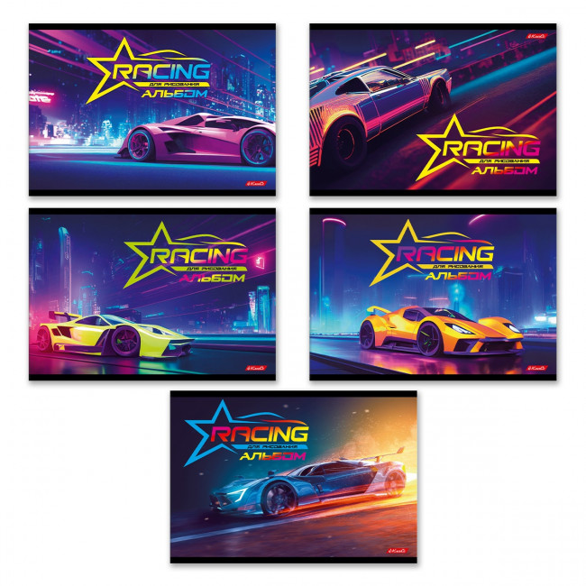 Альбом для рисования А4 16л скоба "Суперкар" "Светоч" (10) Альбом для рисования А4 16л скоба "Суперкар" "Светоч" (10)