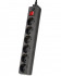 Сетевой фильтр "POWER+", 5,0м, 6 розеток, черный (PF-PP-6/5,0-B), Perfeo