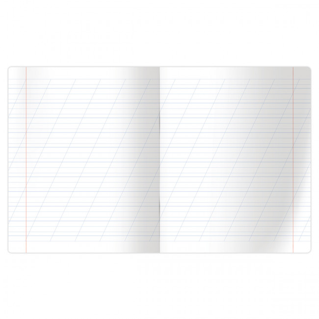 Тетрадь 12 косая линия c доп. горизонтальной "Веселая графика'" скрепка, BG/Т5ск12_вл 11694 (16/160)