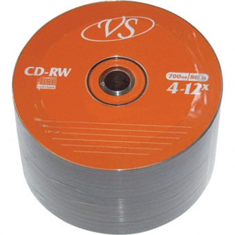 VS CD-RW 80 4-12x Bulk/50
