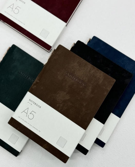 Ежедневник недатированный А5 100л, линия, с авторучкой, цвет ассорти, Dicai/163-25-S Ежедневник недатированный А5 100л, линия, с авторучкой, цвет ассорти, Dicai/163-25-S