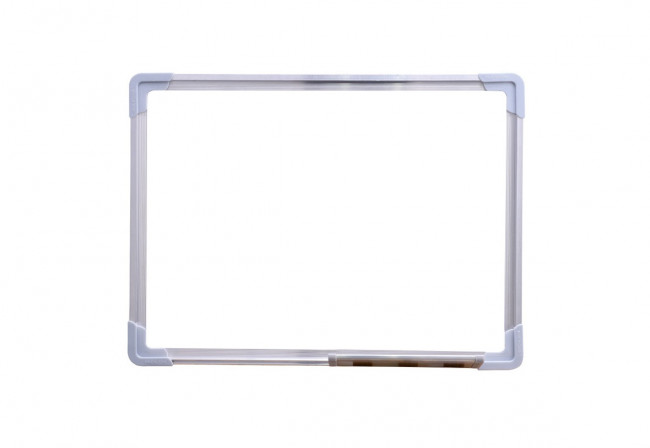 Доска магнитно-маркерная 40х60 см, алюминиевая рамка, полочка A40*60