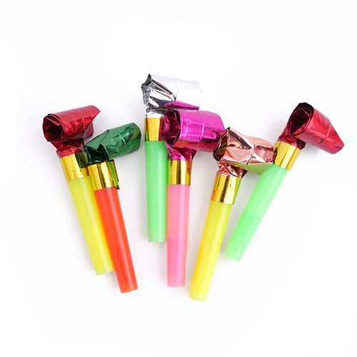 Язык-гудок фольга 6 см, 6 шт, Микрос