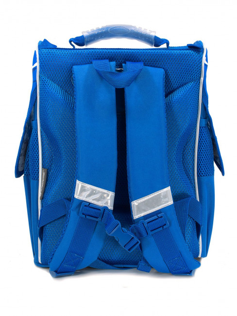 Рюкзак Schoolformat BASIC AIR FIGHTER 15 л синий 38х28х16 см жестк. каркас 1 секц. молния д/мальчиков