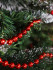 Бусы 1,4м красные "Волшебный праздник" на ёлку, MILAND/НУ-0065