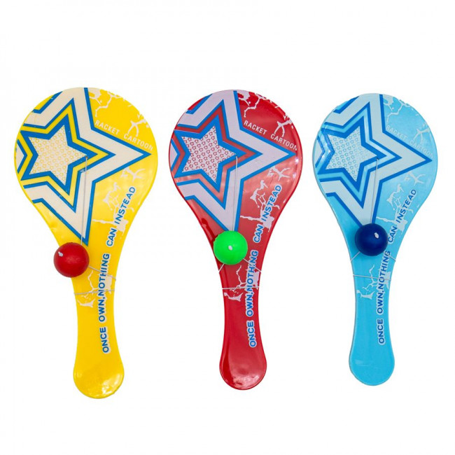Ракетка 18см с мячом на резинке, Микрос/ч53685