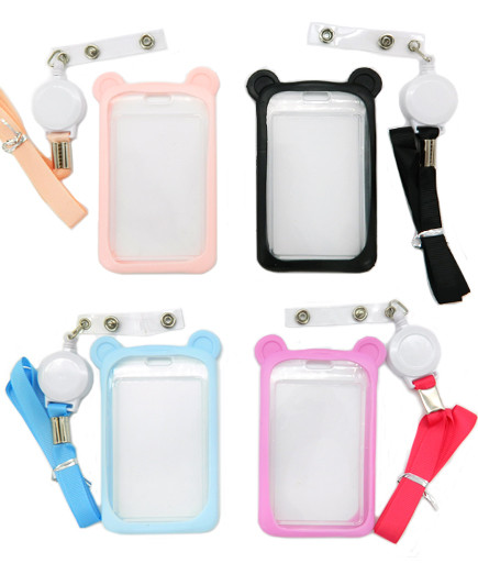 Обложка для проездного билета DA-140 пластиковая, с ушками и рулеткой, цвета ассорти, вертикальная (2/100/600) Обложка для проездного билета DA-140 пластиковая, с ушками и рулеткой, цвета ассорти, вертикальная (2/100/600)