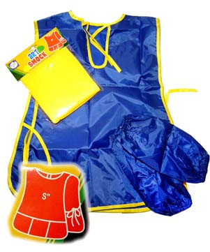 Фартук для труда с нарукавниками ВС-166 красный, размер S" со спинкой (1/12/288)