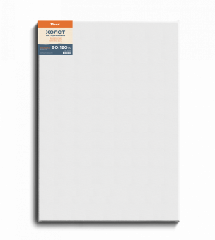 Холст 90х120см на подрамнике, 100% хлопок. 380г/м2, Pinax/20.90120