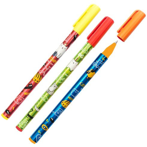 Ручка шариковая 0.7 мм "CATS&PENS", синий, пластиковая туба BG (24/576)