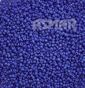 Бисер "ASMAR" размер №12, вес: 50 г, синий глянцевый, непрозрачный Бисер "ASMAR" размер №12, вес: 50 г, синий глянцевый, непрозрачный