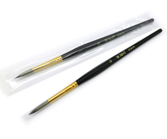 Кисть Синтетика №10 CH-185 круглая NHT трехгранная черная ручка, в ПВХ-пакете 0181R (4/10/500) Кисть Синтетика №10 CH-185 круглая NHT трехгранная черная ручка, в ПВХ-пакете 0181R (4/10/500)