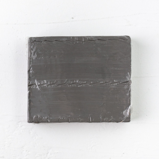 Пластилин 500г скульптурный, твердый, серый, Малевичъ/810028