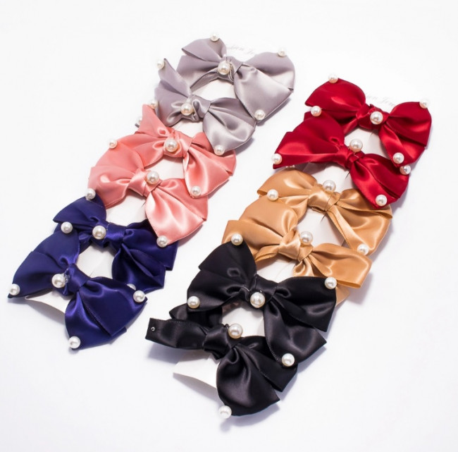 Бант на заколке автомат 100514 (12)