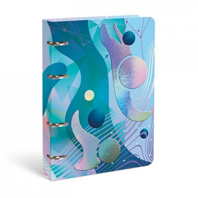Тетрадь А5 120л клетка, на кольцах, со см. блоком, ELYSIAN SPHERE LOREX/ LXNBCL-ES (10)