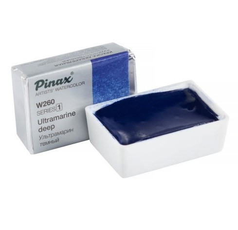 Акварель в кюветах Pinax Ультрамарин Темный - 2.5мл Ser.1 - W260