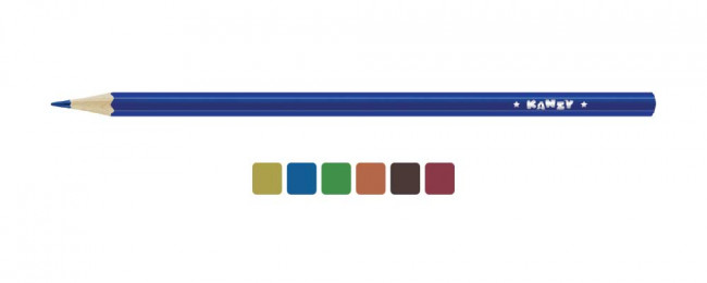 Набор цветных карандашей "Мой друг тигренок" заточеные, 6шт, KANZY/CP-2006 Набор цветных карандашей "Мой друг тигренок" заточеные, 6шт, KANZY/CP-2006