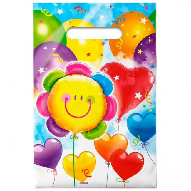 Пакет ПВД (20*30) 30 мкм "Семицветик" с вырубной ручкой (100/2000)