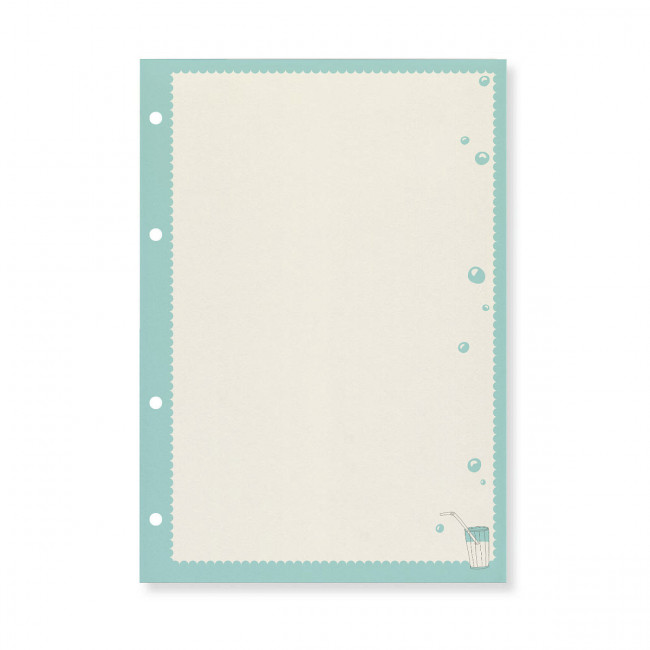 Сменный блок А5 50л для тетрадей на кольцах "Enjoy mel", бежевый, BV/7-50-471/12 (32)