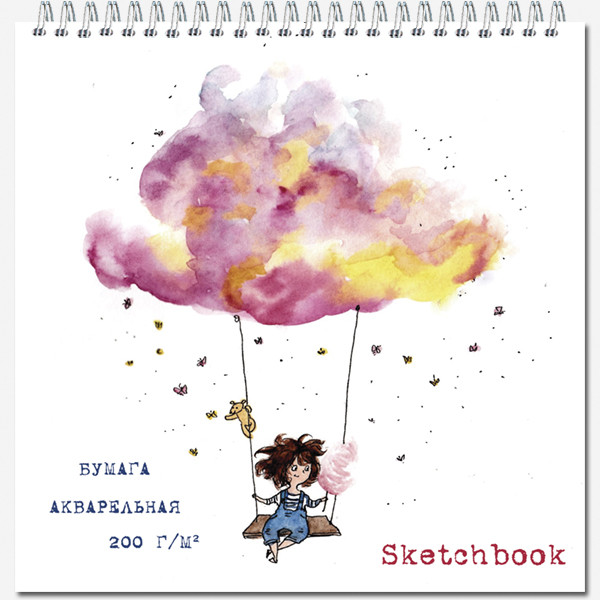 Блокнот-скетчбук 190*190мм 20л QUADRO BIG AQUARELLE на гребне, Полином/2749/871120 (20) Блокнот-скетчбук 190*190мм 20л QUADRO BIG AQUARELLE на гребне, Полином/2749/871120 (20)