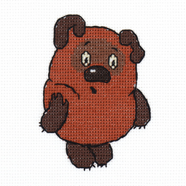 Набор для вышивания "Винни Пух" 9,5 x 11,5см, Klart/CMF-8-566