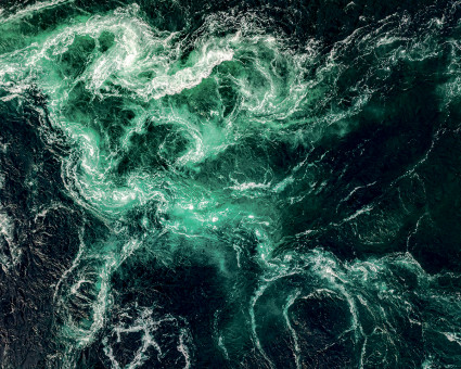 Интерьерная картина на холсте 50 х 40см "Пучина волн" с подрамником, ФРЕЯ/PCF-28