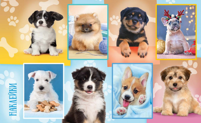 Наклейки (21 глиттер) НК-1775 (20)